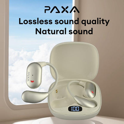 PAXA KC-10 with 169-Language Translation Feature – Wireless Bluetooth Headset 6.0 OWS Waterproof Sport Headsets Noise Reduction Headphones with Mic Earbuds Audio Electronic