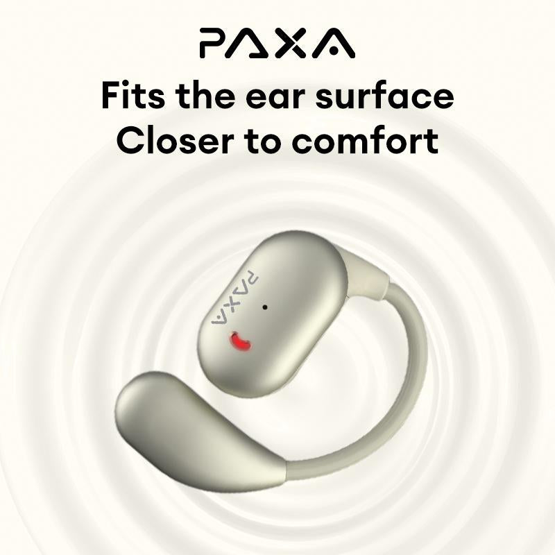 PAXA KC-10 with 169-Language Translation Feature – Wireless Bluetooth Headset 6.0 OWS Waterproof Sport Headsets Noise Reduction Headphones with Mic Earbuds Audio Electronic