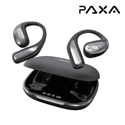 PAXA Vogbuds 5 Pro OWS Smart Voice Assistant Headset, Dynamic Stereo Sound Earbuds with ENC Call Noise Canceling Mic, Digital Battery Display