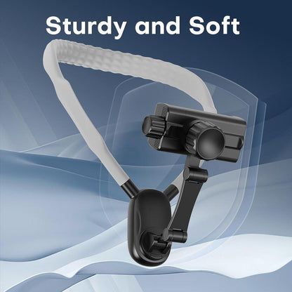 POV Neck Phone Holder - Compatible with All Smartphone Accessories, Black Phone Holder, Pov/Vlog Hands-Free Design