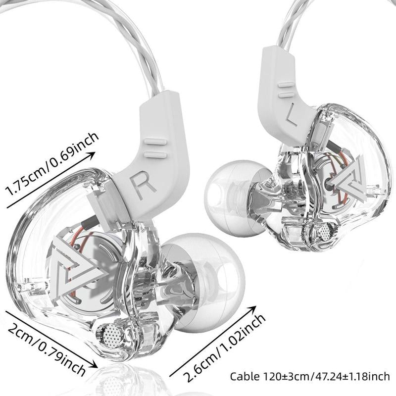 AK6 Wired Earphone, In-Ear Design Earphone with Microphone, Hifi Heavy Bass Noice Cancelling Earphone for Esports Game Live Streaming, Wired Headset