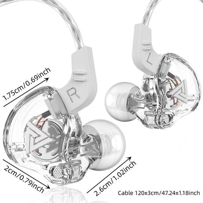 AK6 Wired Earphone, In-Ear Design Earphone with Microphone, Hifi Heavy Bass Noice Cancelling Earphone for Esports Game Live Streaming, Wired Headset