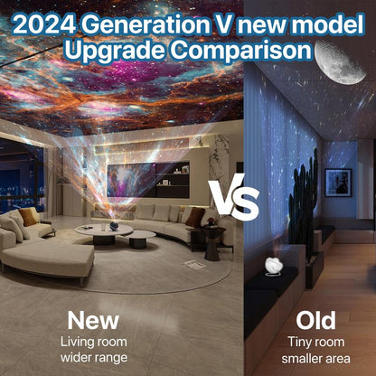 Demilare USB Galaxy Star Projector LED Light，Christmas 2024 Ornament,Globe Design Star Projection LED Light Meteor Effect, Adjustable Focus, 1/2H Timer, Home Decor, Bedroom Accessories Lights,Starry Night Lights,Planetarium Ceiling，Fallfreshness